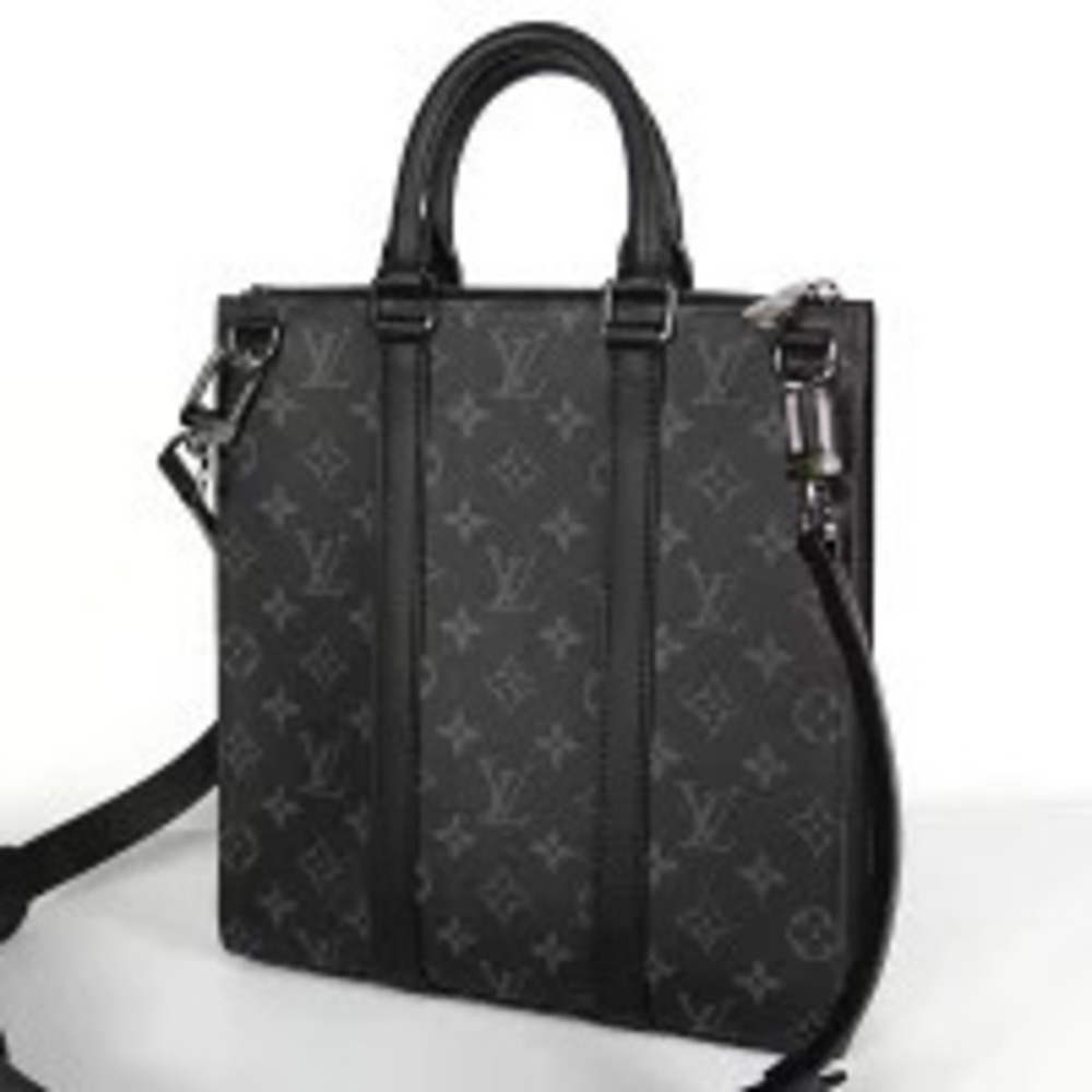 Louis Vuitton Cross Plat Sac Monogram bag Eclipse Black